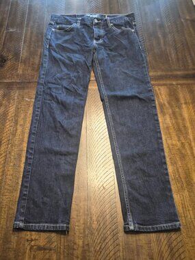 XXX Rude Slim Straight Jeans Mens 30x32 Blue Dark Wash Denim Hot Topic G692